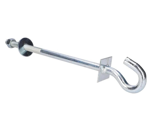 ExtraLink Śruba hakowa do wieszania uchwytów odciągowych 12/300mm - 1544094 - zdjęcie